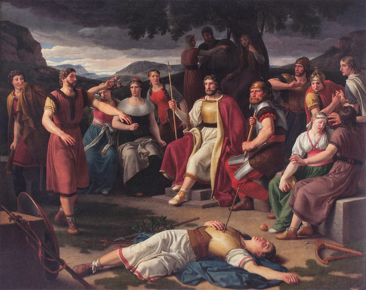 Baldr morto - Accademia di Belle Arti, Copenaghen